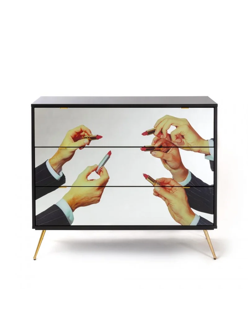 Seletti Toiletpaper Home Cassettiere a tre cassetti