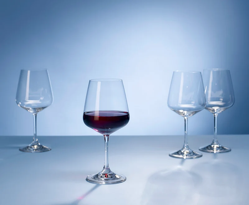 Villeroy & Boch Ovid Calici da vino rosso, Set 4 pezzi