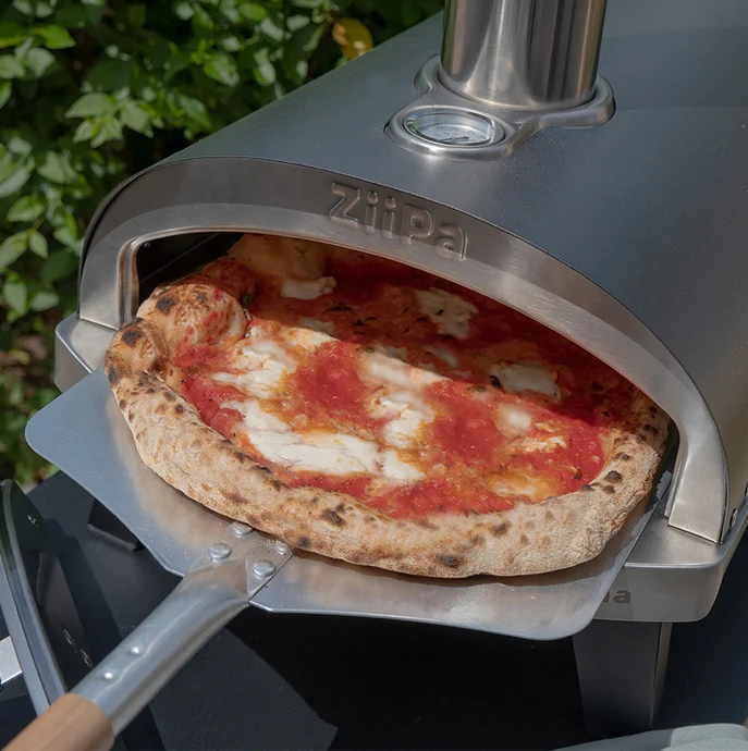 ZiiPa Forno pizza Piana a pallet, Ardesia