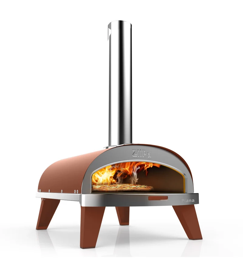 ZiiPa Forno pizza Piana a pallet, Terracotta