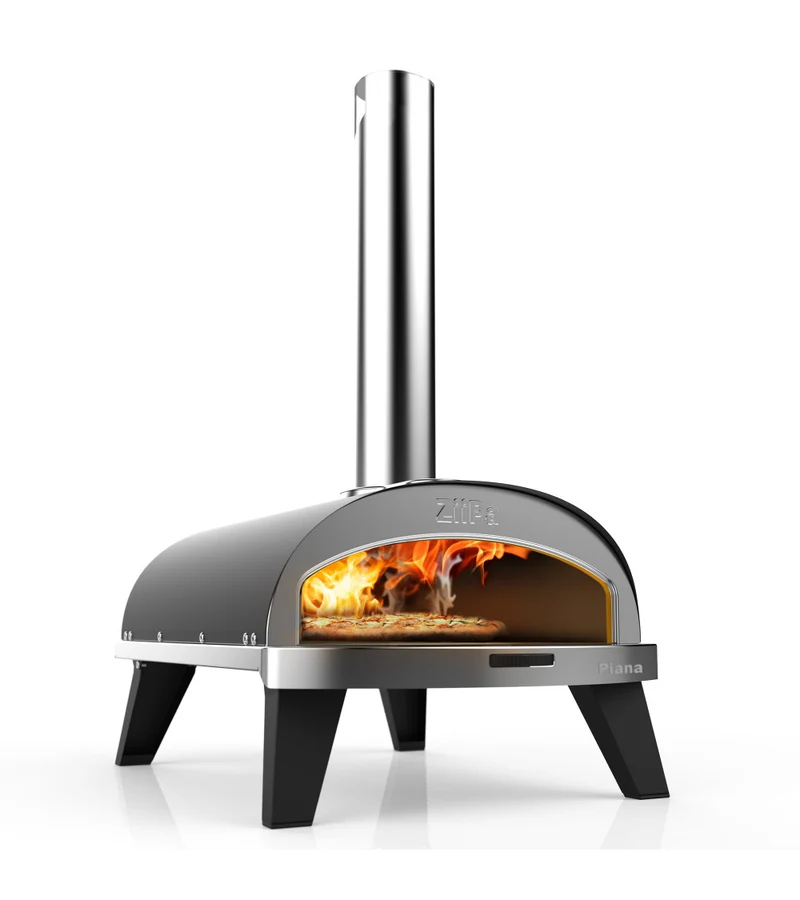 ZiiPa Forno pizza Piana a pallet, Carbone