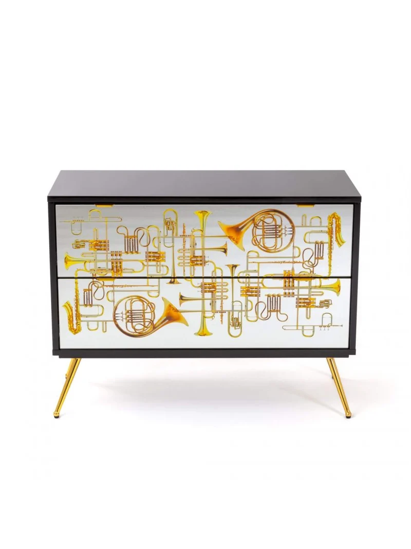 Seletti Toiletpaper Home Cassettiera a due cassetti