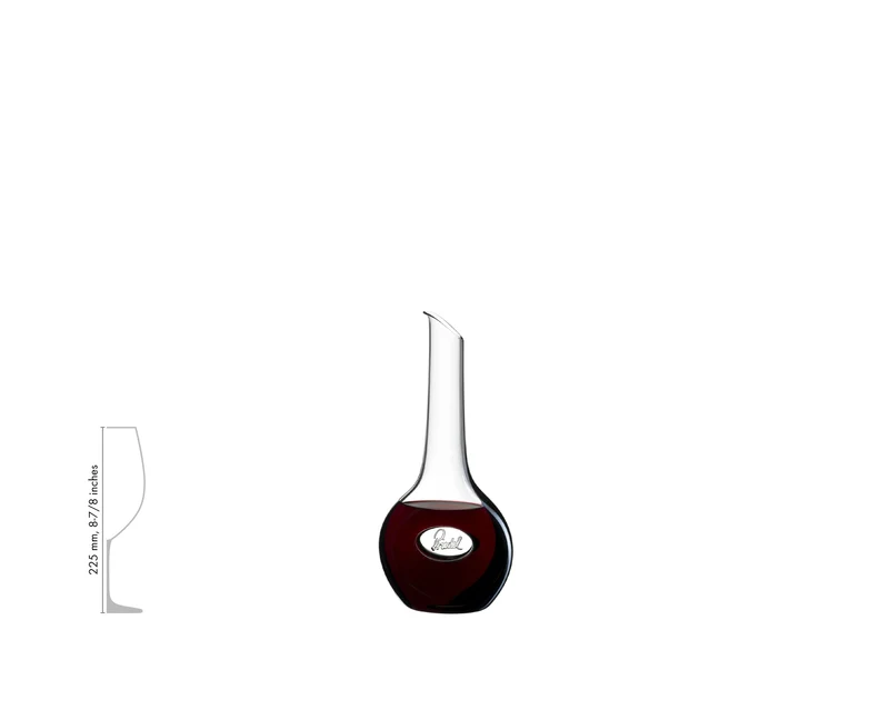 Riedel Decanter, Trasparente e nero