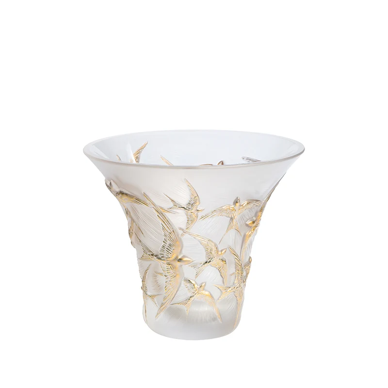 Lalique Hirondelles Vaso Svasato