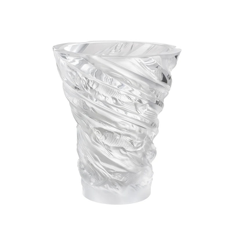 Lalique Carpes Koi Vaso