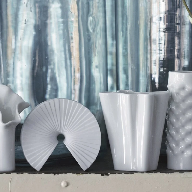 Rosenthal Arcus Vaso in porcellana bianco, 24 cm