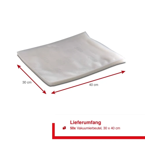Vakuumierbeutel 50 Beutel 30x40 cm transparent