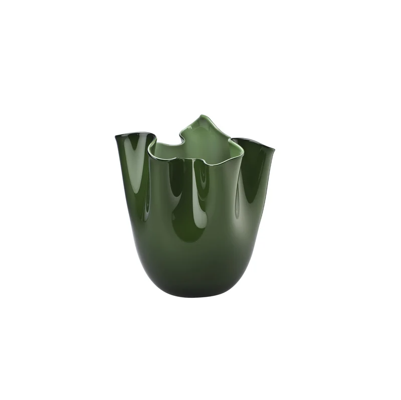 Venini Vaso Fazzoletto Opalino Piccolo