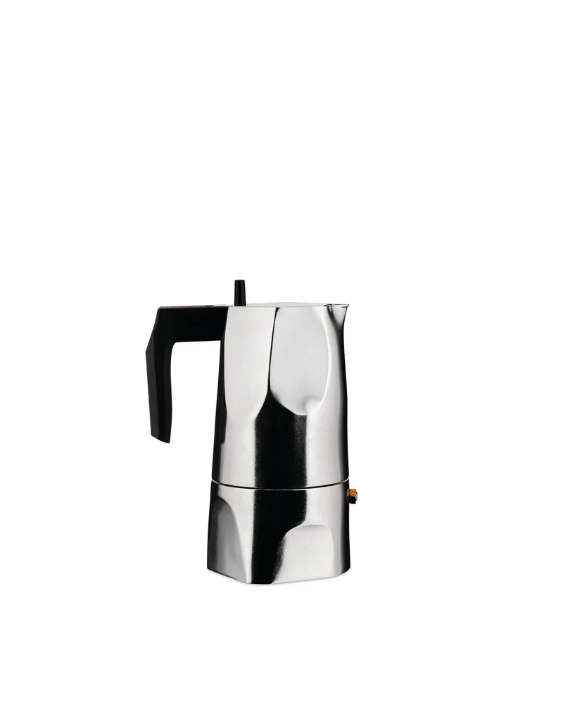 Alessi Ossidiana Caffettiera Espresso, 3 tazze