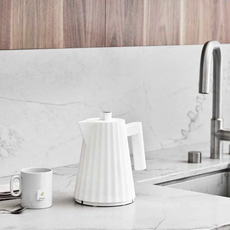 Alessi Plissé Bollitore Elettrico in Resina Termoplastica, 100 cl