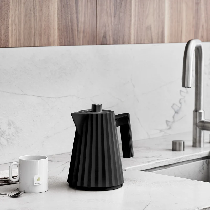 Alessi Plissé Bollitore Elettrico in Resina Termoplastica, 100 cl