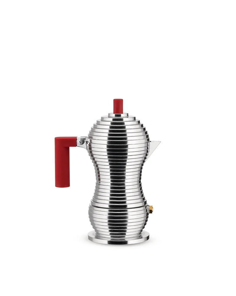 Alessi Pulcina Caffetteria in Fusione in alluminio e PA, 6 Tazze