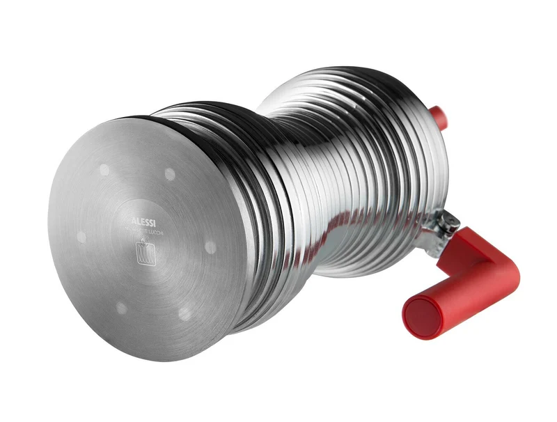 Alessi Pulcina Caffetteria in Fusione in alluminio e PA, 6 Tazze