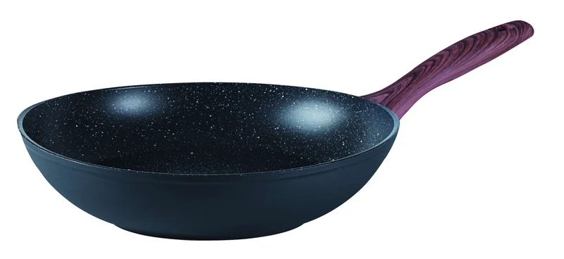 Sambonet Rock'n'Rose Wok antiaderente Nera cm 28