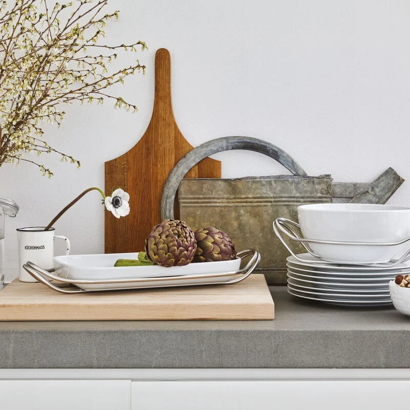 Sambonet New Living Antipastiera cm 36 con supporto Acciaio inox
