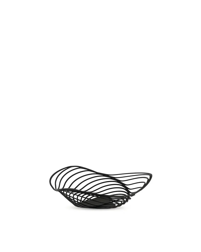Alessi Trinity Cestino Portafrutta - Centrotavola, Nero