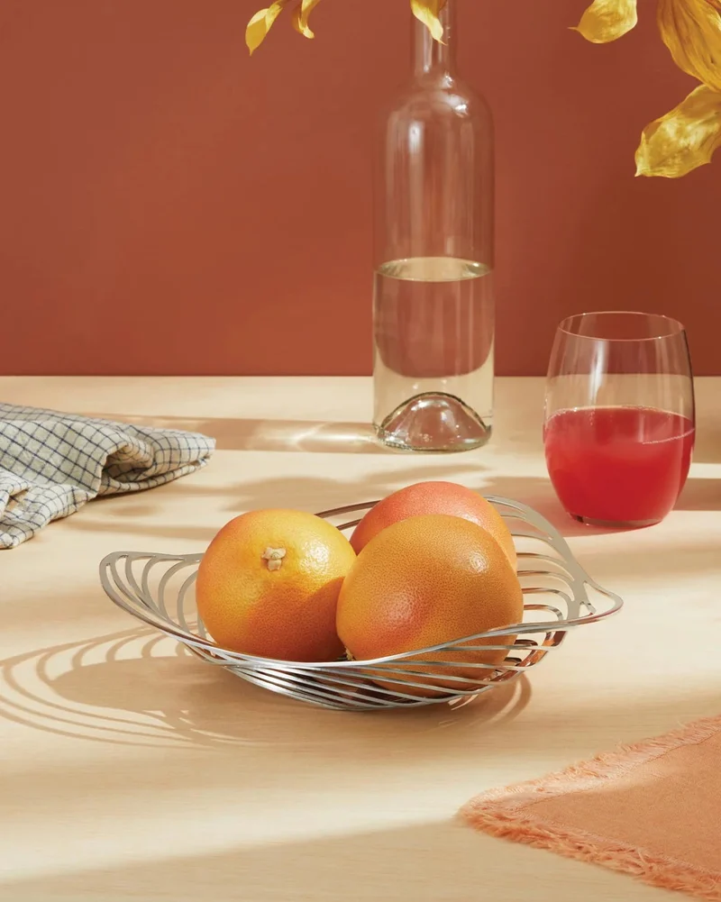 Alessi Trinity Cestino Portafrutta - Centrotavola, Nero