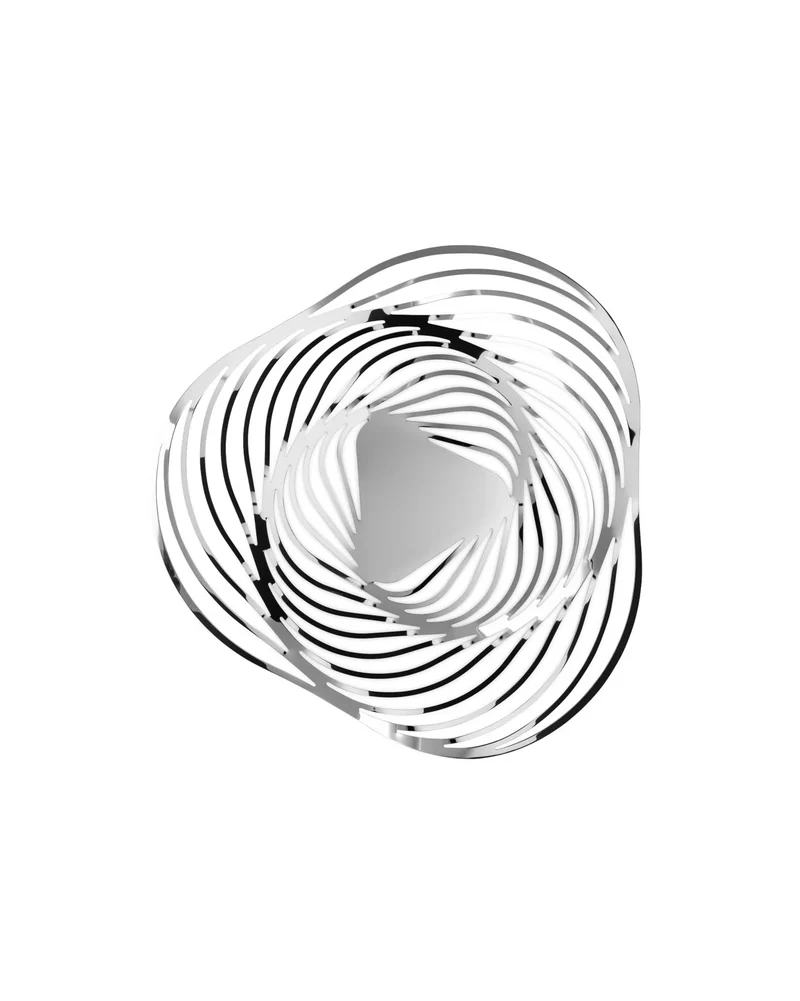 Alessi Trinity Cestino Portafrutta - Centrotavola in Acciaio Inox