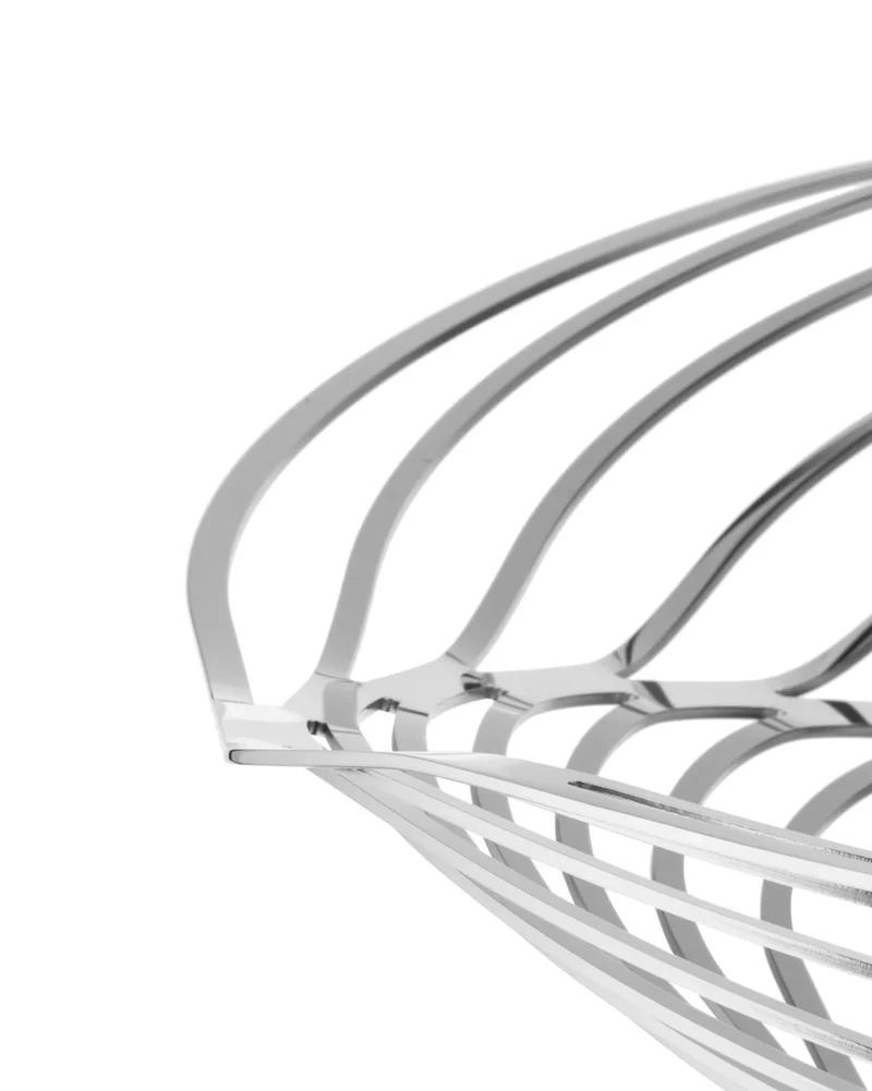 Alessi Trinity Cestino Portafrutta - Centrotavola in Acciaio Inox