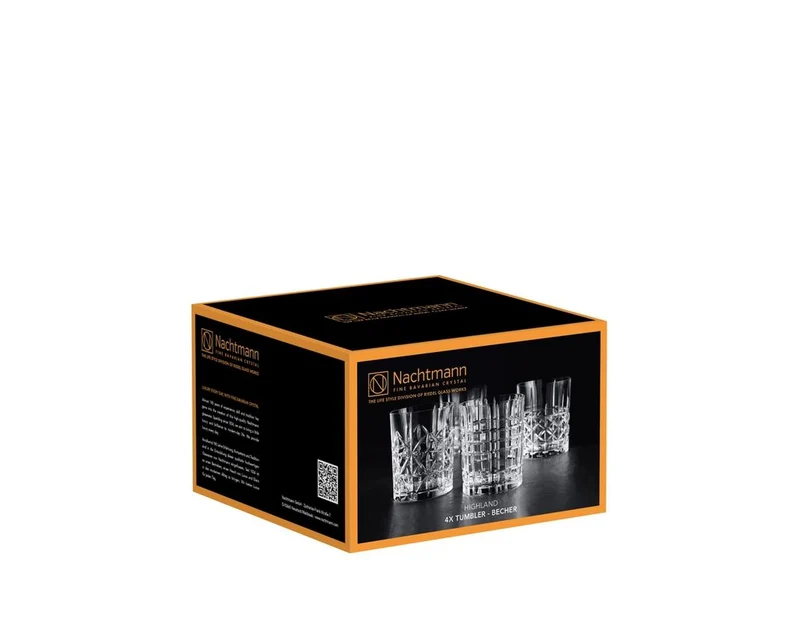 Nachtmann Highland Tumbler Set 4 Bicchieri whisky