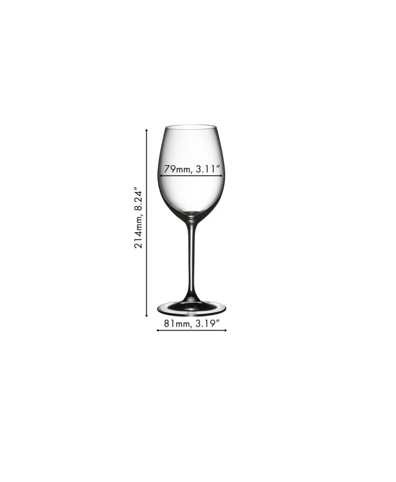 Riedel Vinum Sauvignon Blanc/Dessertwine, Set 2 bicchieri