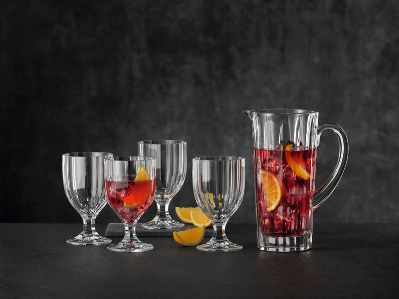 Spiegelau & Nachtmann Set da 5 pezzi, 1 brocca e 4 bicchieri da calice