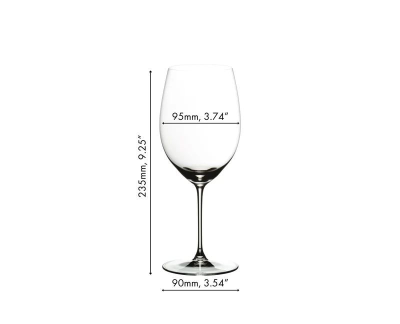 Riedel Veritas Cabernet-Merlot 2 Calici da vino rosso