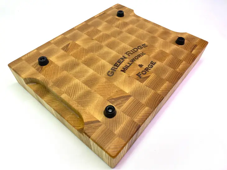 Schneidebrett Hackblock Esche 35 x 30 x 5 cm