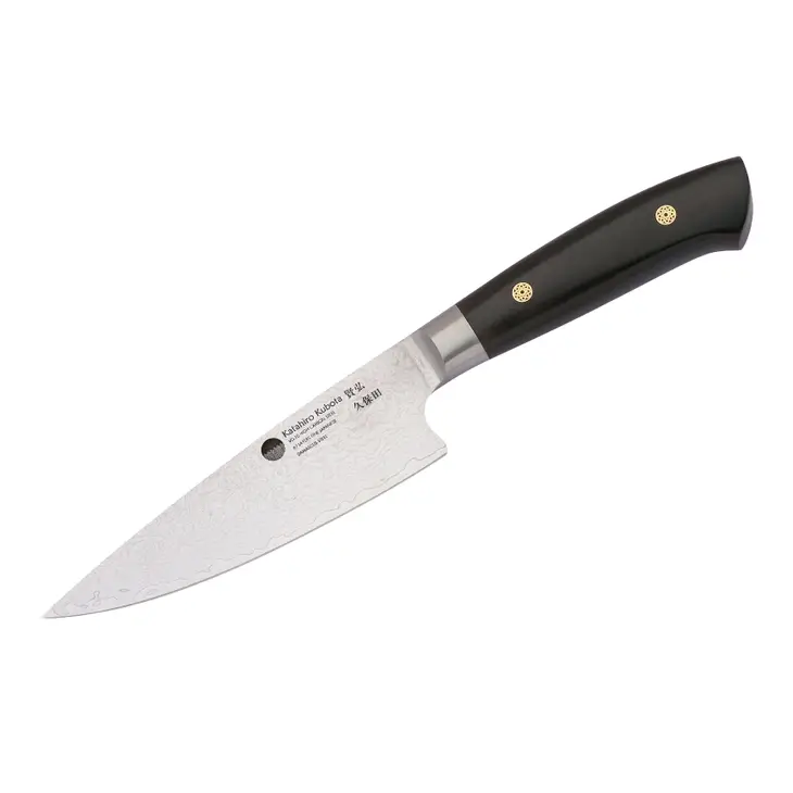 Kochmesser 15,9cm KATAHIRO KUBOTA Damast Griff Ebenholz