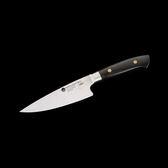 Kochmesser 15,9cm KATAHIRO KUBOTA Damast Griff Ebenholz