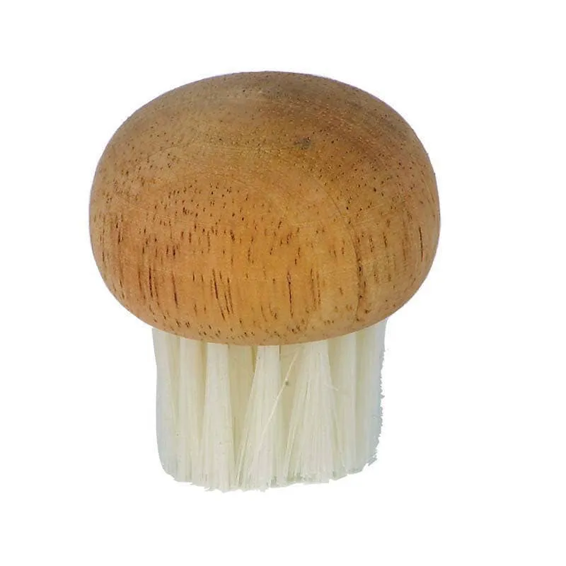 Pilzbürste Wooden aus Gummibaumholz