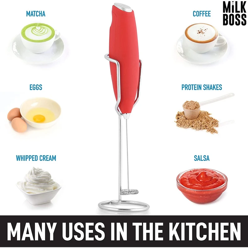 Milchaufschäumer mit Ständer - Milk Frother von Milk Boss